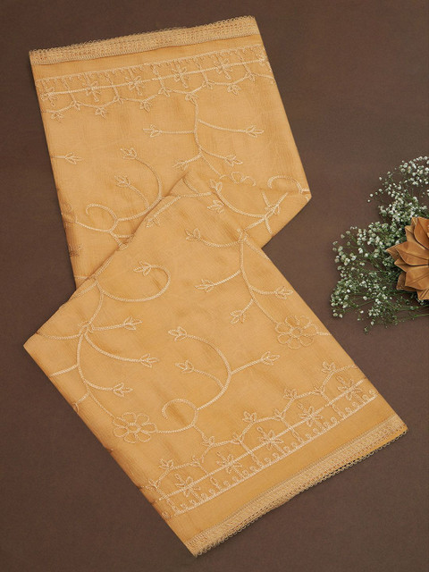 Soch Floral Embroidered Dupatta With Thread Work