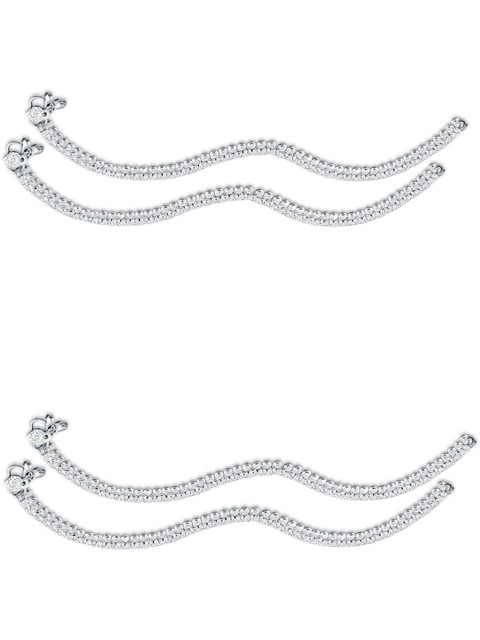 Heer Collection Silver-Plated Anklet