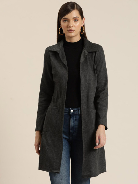 Qurvii Front-Open Overcoat