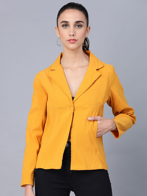 Moda Rapido Single Breasted Lapel Collar Blazer