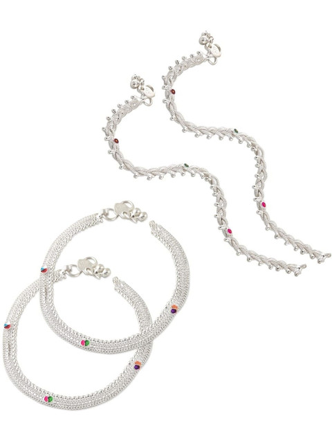 Heer Collection Silver-Plated Anklet