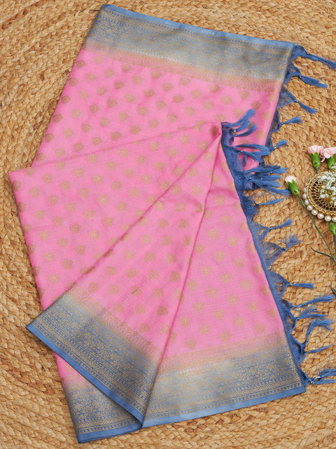 Soch Floral Woven Design Zari Work Dupatta