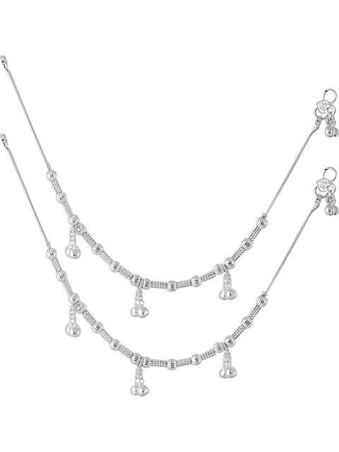 Heer Collection Set Of 2 Ghungroo Beaded Anklet - Image 3