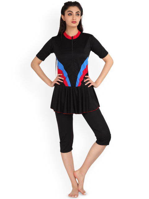 ZIUM Colour Blocked Swimming Dress