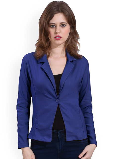 Moda Rapido Notched Lapel Collar Single Breasted Blazer