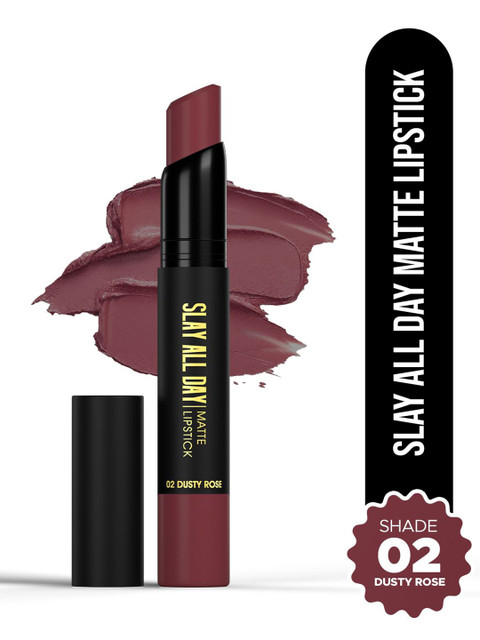 Hilary Rhoda Slay All Day Creamy Matte Lipstick - 2.6 g - Dusty Rose 02