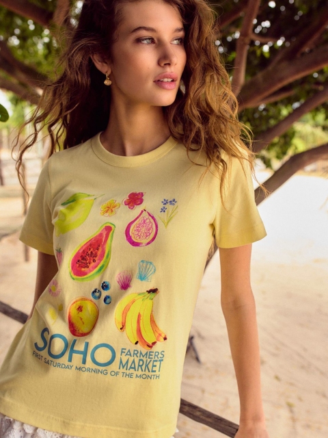 NEXT Graphic Printed Pure Cotton T-shirt