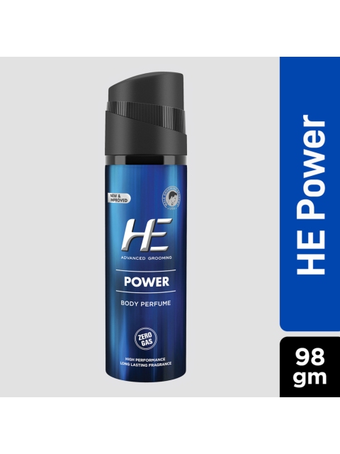 HE Set Of 2 Men Power Zero Gas Log-Lasting Perfume Body Spray - 98g Each - Image 2