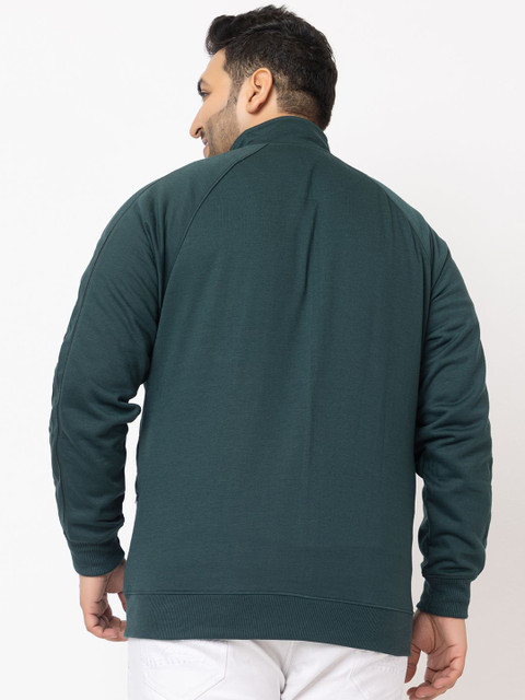 YHA Men Striped Lightweight Plus Size Zipper Winter Bomber Jacket - Image 5