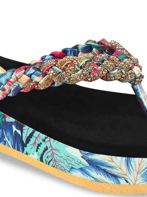 Stylestry Embellished Block Sandals - Image 4