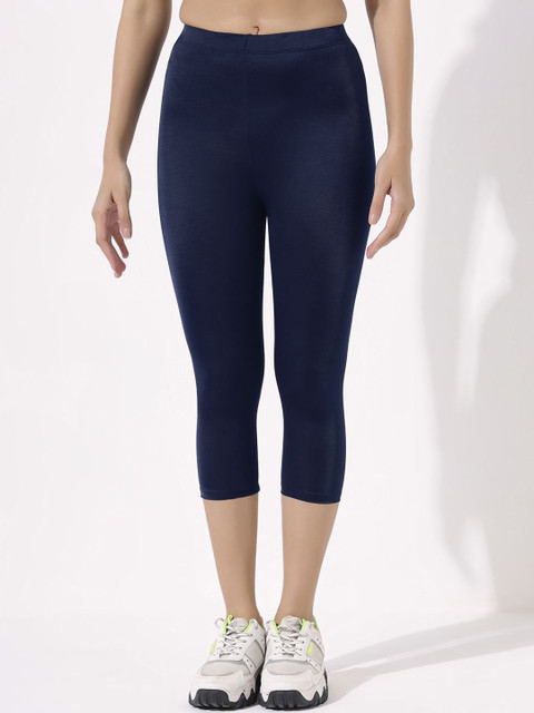 LYCOT Women Solid Swim Capris