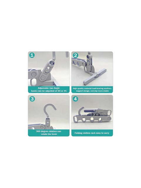 DeoDap 5-Hole Foldable Clothes Hanger - Image 5