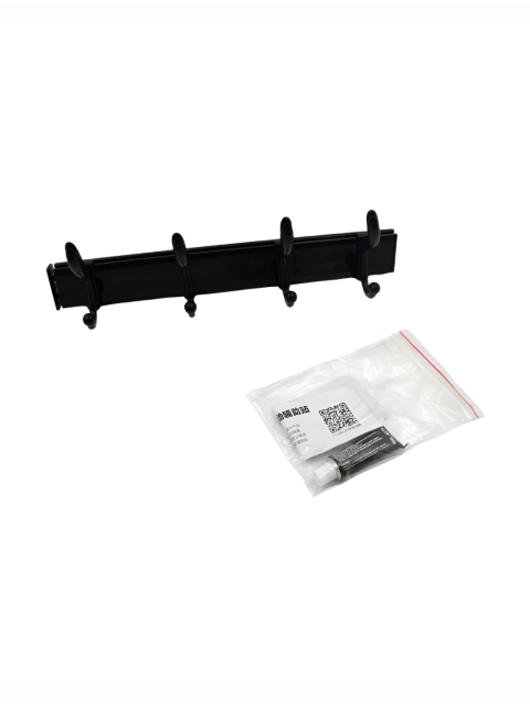 DeoDap 4-Hook Wall Coat Hanger With Eco Adhesive - Image 4