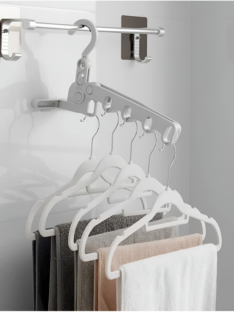 DeoDap 5-Hole Foldable Clothes Hanger - Image 3