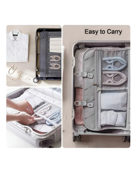 Multicolors 10 Pcs Portable Folding Clothes Hanger - Image 6