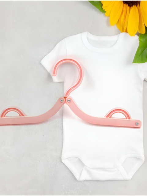 Multicolors 10 Pcs Portable Folding Clothes Hanger - Image 4