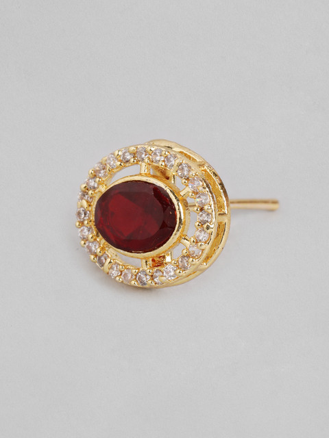 Anouk Gold Plated Contemporary Studs Earrings - Image 3