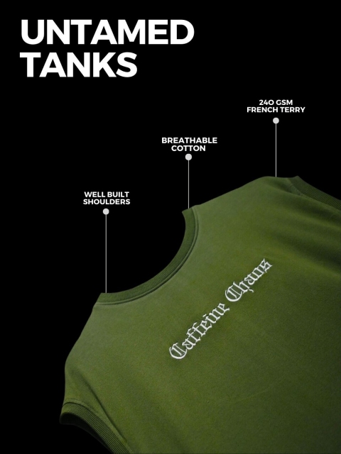Untamed Clothing Men Typography Round Neck Organic Cotton Boxy T-shirt - Image 6