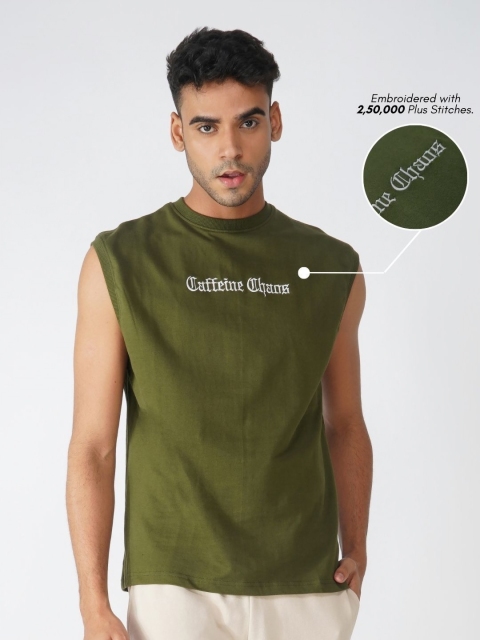 Untamed Clothing Men Typography Round Neck Organic Cotton Boxy T-shirt - Image 3