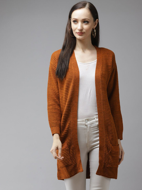 The Roadster Lifestyle Co Self Design Longline Open Front Shrug