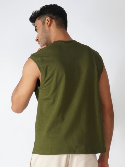 Untamed Clothing Men Typography Round Neck Organic Cotton Boxy T-shirt - Image 4