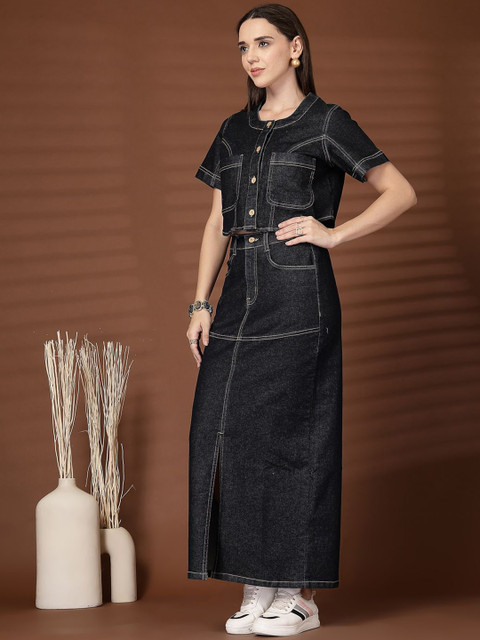 plusS Cotton Top With Skirt Co-Ords - Image 5