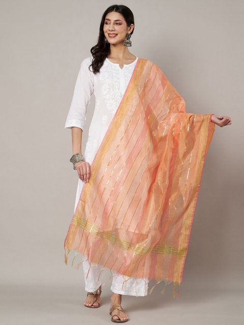 MUFFLY Striped CottonDupatta