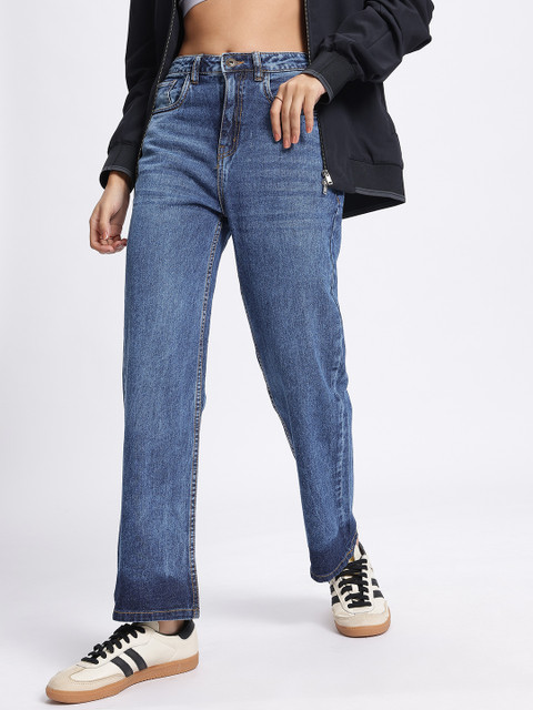 glitchez Women Straight Fit Jeans