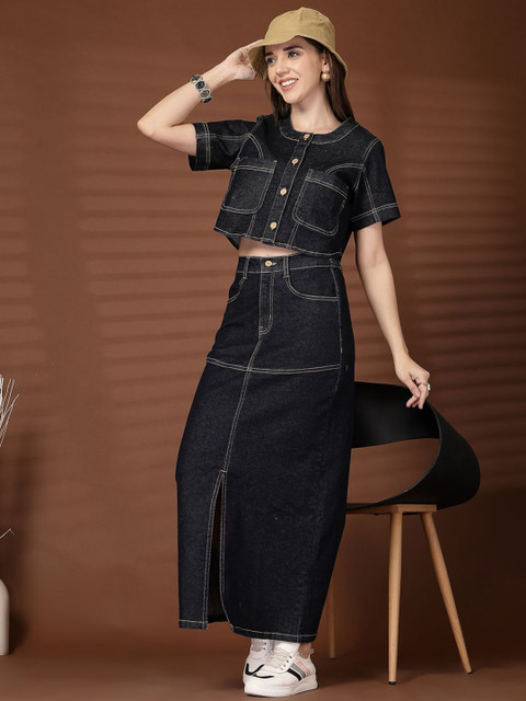 plusS Cotton Top With Skirt Co-Ords - Image 7