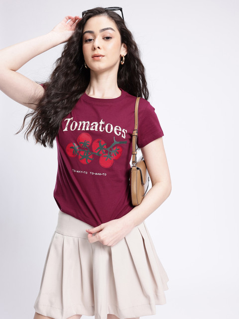 glitchez Graphic Printed T-shirt