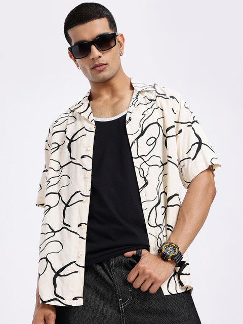 glitchez Printed Regular Fit Shirt