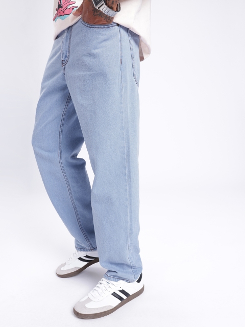 glitchez Men Pure Cotton Straight Fit Jeans