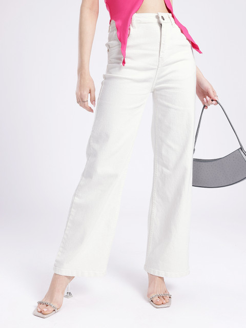 glitchez Women Straight Fit Stretchable Jeans