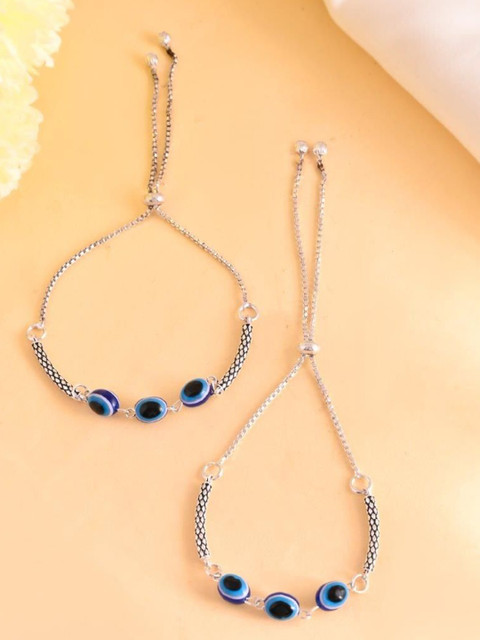 Sangria Silver-Plated Anklet