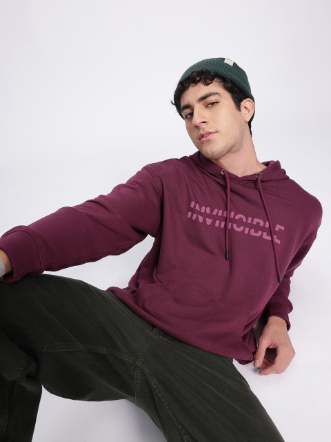 glitchez Typography Hooded Sweatshirt