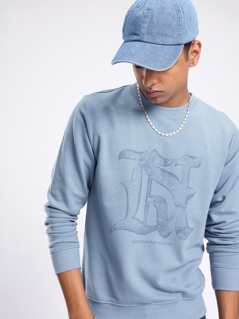 glitchez Printed Cotton Terry Sweatshirt