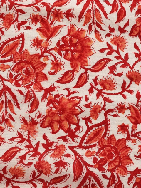 HANDICRAFT PALACE Floral Printed Pure Cotton Unstitched Dress Material
