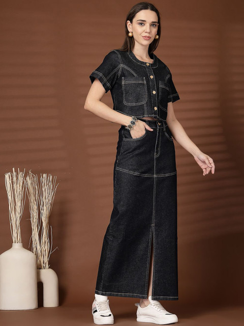 plusS Cotton Top With Skirt Co-Ords - Image 4