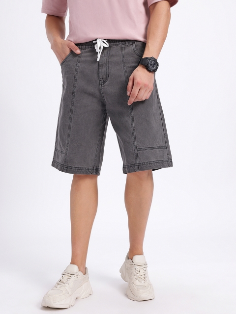 glitchez Men Loose Fit Jorts