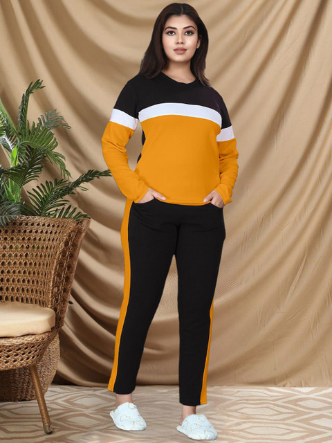 Moda Rapido Women Colourblocked Night suit