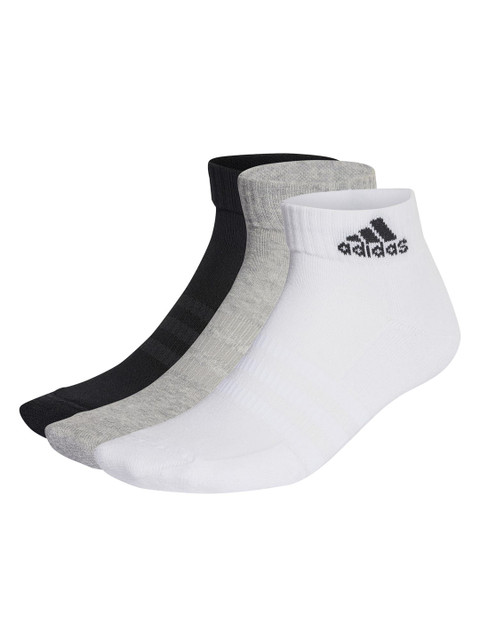 ADIDAS Pack Of 3 Cushioned Sportswear Ankle Socks