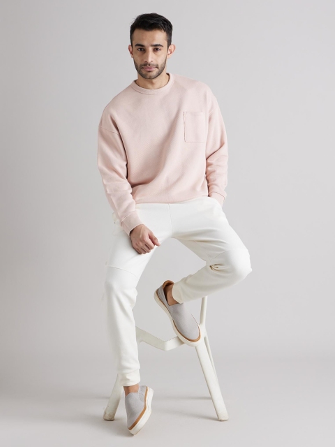 Celio Men Solid Pullover Cotton Sweatshirt - Image 6