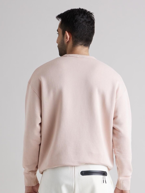 Celio Men Solid Pullover Cotton Sweatshirt - Image 5