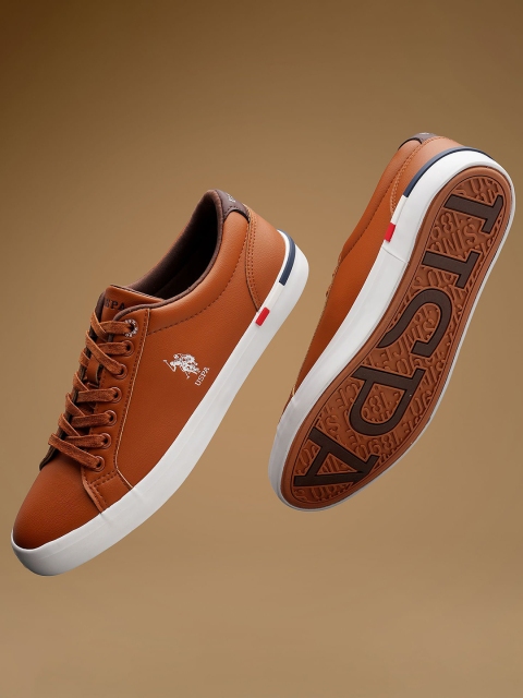 U.S. Polo Assn. Men Solid Regular Sneakers