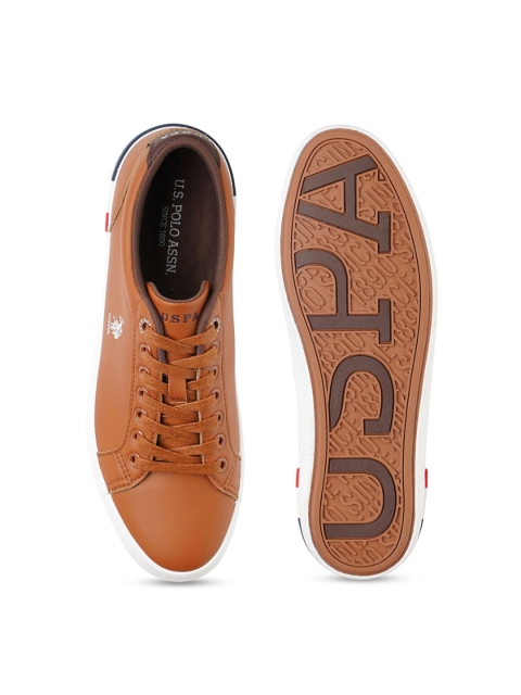 U.S. Polo Assn. Men Solid Regular Sneakers - Image 5