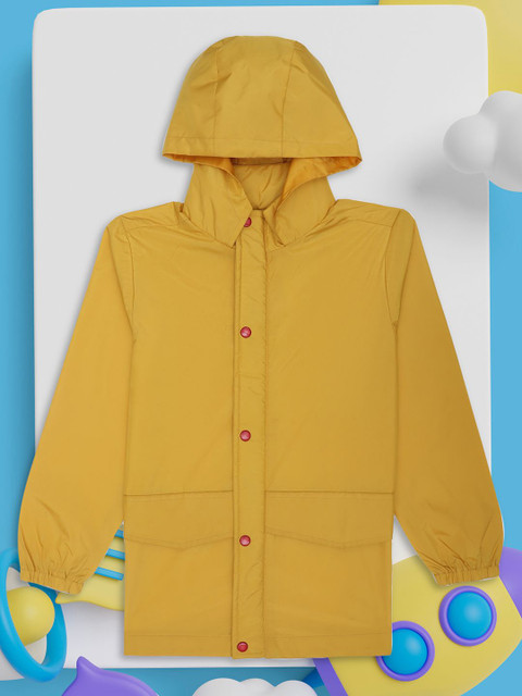 HOUSE OF VEDAS Kids Waterproof Rain Jacket With Hood