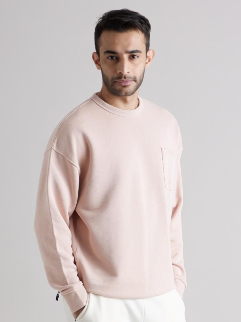 Celio Men Solid Pullover Cotton Sweatshirt - Image 3