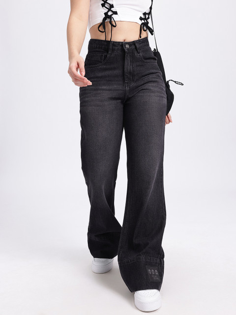 glitchez Women Flare Bootcut Fit Jeans