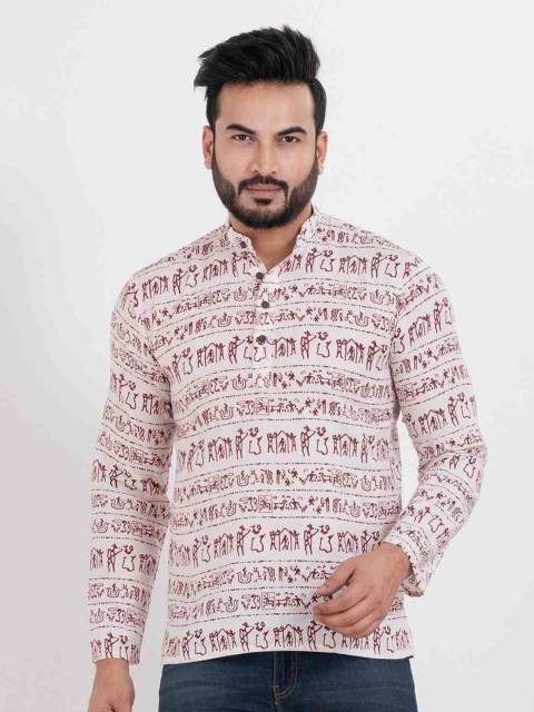 Sultan The King Of Kurta Men Tribal Printed Kurtas