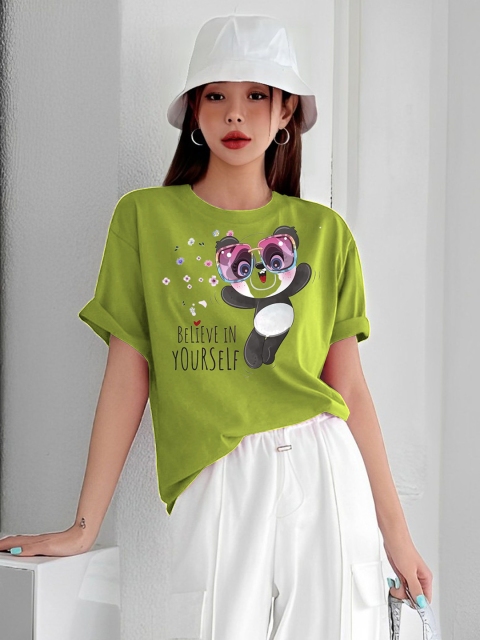 Parona Graphic Printed Round Neck T-shirt